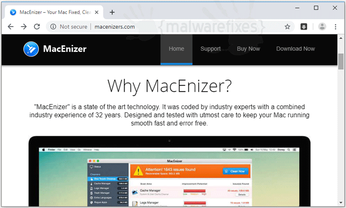 get rid of advanced mac cleaner pop up